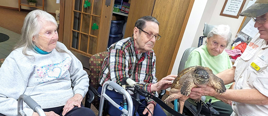 Tom the Herpetologist brought his Snakes Alive program to CrestRidge