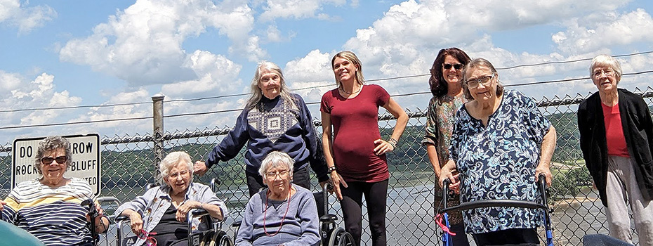 CrestRidge folks traveled to Dubuque to see the Mississippi River.